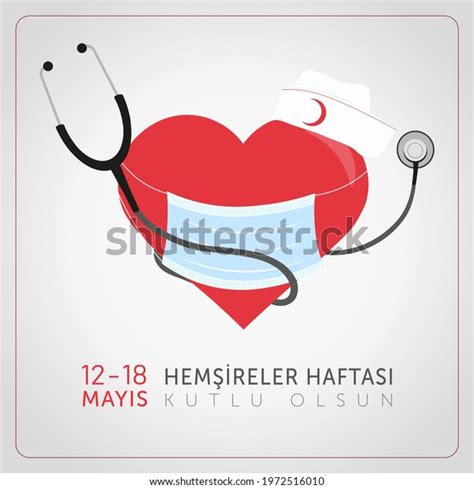 Kutlu Olsun Design Translate World Nurses Stock Vector Royalty Free