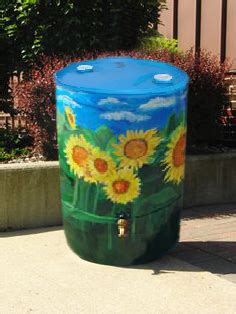 Ways To Paint And Decorate DIY Rain Barrels BlueBarrel Rainwater