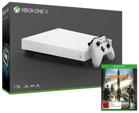 Xbox One X 1tb Tom Clancy S The Division 2 Console Bundle White Xbox One Buy Now At