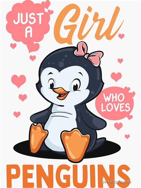 Girl Penguins Clipart