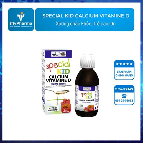 Special Kid Calcium Vitamine D Bổ Sung Canxi Và Vitamin D Mypharma