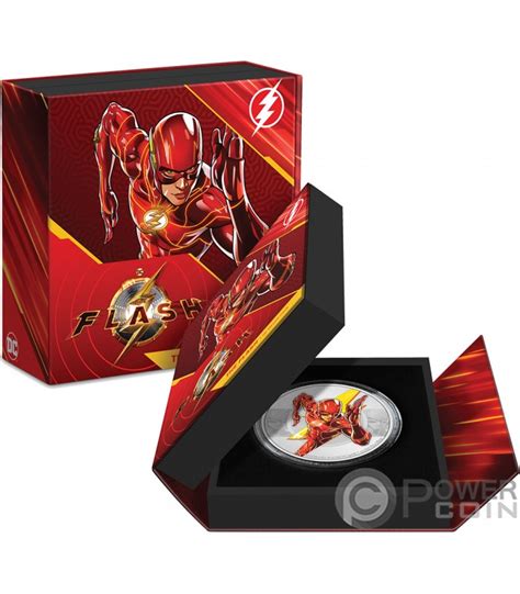 FLASH DC Comics 1 Oz Silver Coin 2 Niue 2023