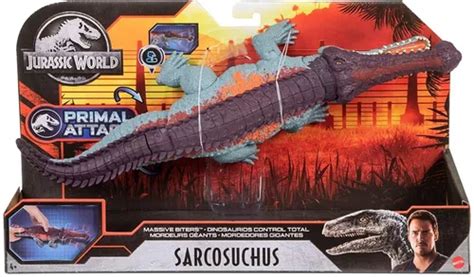 Dinosaurio Sarcosuchus Jurassic World Control Total Envío Gratis