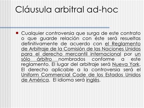 Acuerdo Arbitral