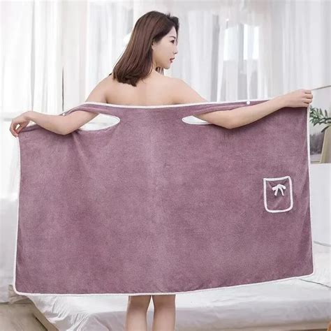 Womens Bath Towels Girls Wearable 140 85cm Fast Drying Bathing Beach