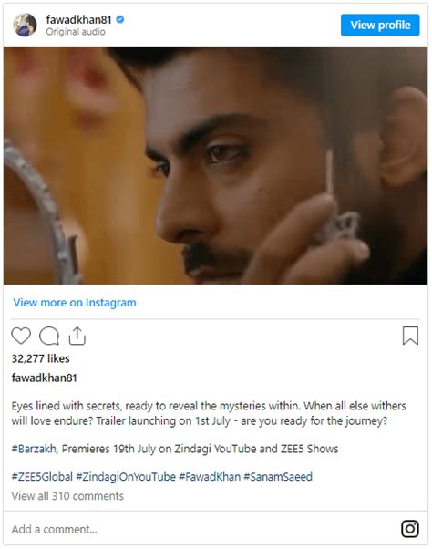Fawad Khan New Web Series Barzakh Fans Waiting For Release Date