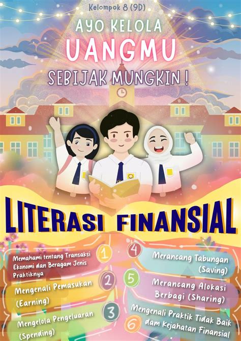 Poster Literasi Finansial⋆ೃ࿔･ Di 2024 Literasi Finansial Literasi