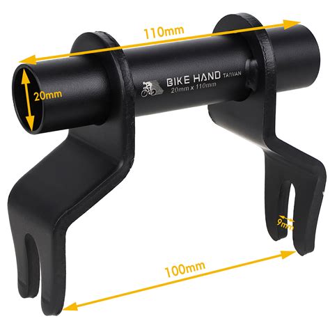 Bikehand Thru Axle Fork Mount Rack Adapter Bike Bicycle Carrier Rack