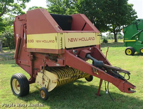 New Holland 630 Round Baler In Berryville Ar Item De3735 Sold Purple Wave