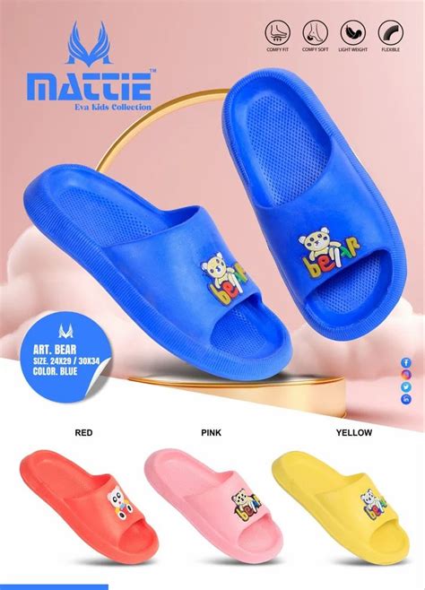 Gender Men Daily Wear BEAR 24X28 30X34 Slipper Type EVA Flip Flops