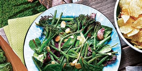 Roasted Broccoli And Green Bean Salad With Almonds — Co Op