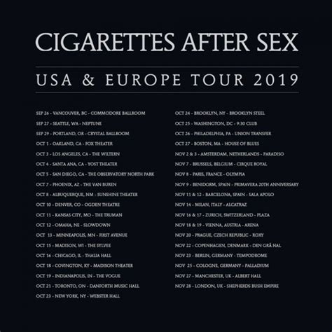 CIGARETTES AFTER SEX