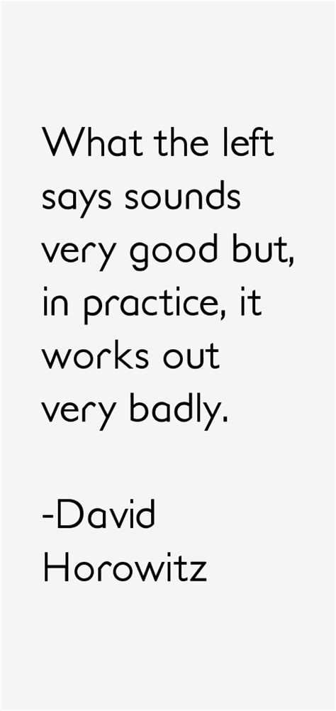 David Horowitz Quotes & Sayings