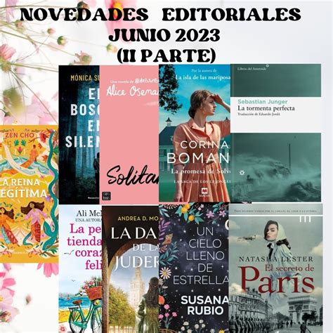 NOVEDADES EDITORIALES JUNIO 2023 II PARTE TU LIBRO Y TU