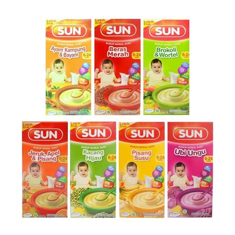 Jual SUN BUBUR SEREAL SUSU BOX 120GR Indonesia Shopee Indonesia