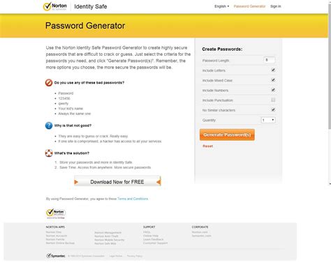 Norton Password Generator Technopat Sosyal