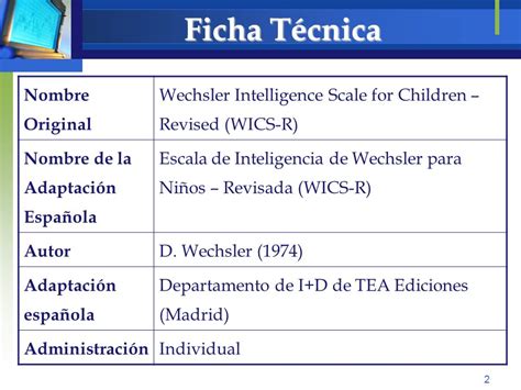 ESCALA DE INTELIGENCIA DE WECHSLER PARA NIÑOS REVISADA ppt video