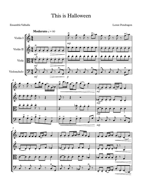 This Is Halloween Partitura Completa Pdf Ouverture échecs Échecs