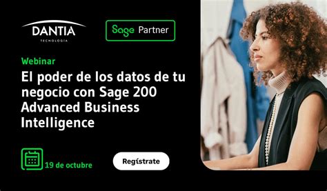 Webinar Gratuito El Poder De Los Datos De Tu Negocio Con Sage