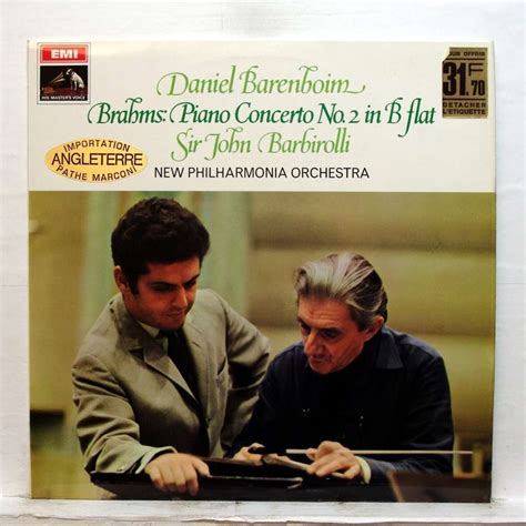 Brahms Piano Concerto No 2 In B Flat Major Op 83 By Daniel Barenboim Lp With Elyseeclassic