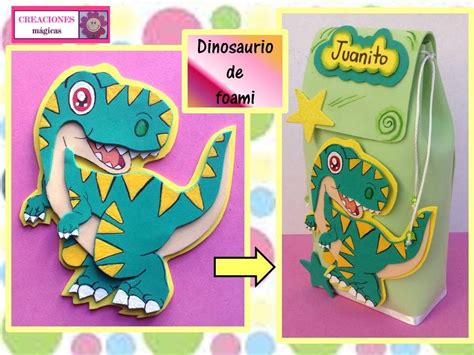 Dinosaurios De Foami Ideal Para Dulceros Creaciones M Gicas