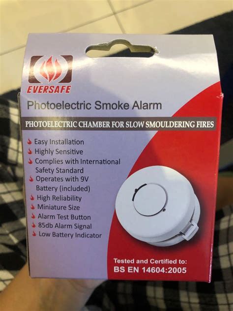 Eversafe Smoke Detector Furniture Home Living Security Locks