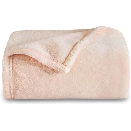 BEDSURE Decke Sofa Kuscheldecke Rosa warm Sherpa Sofaüberwurf Decke