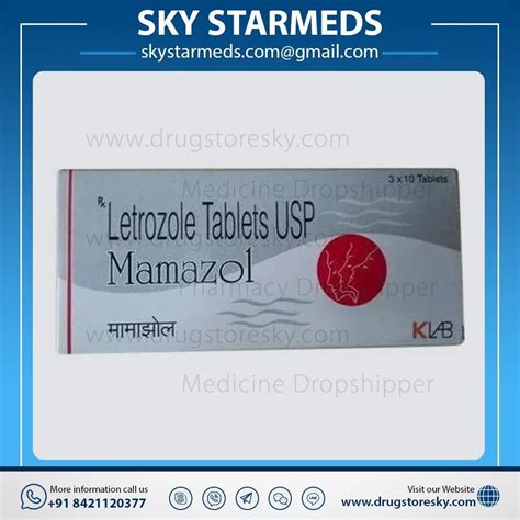 Mamazol Letrozol Tablets Packaging Type Strip 2 5 Mg At Rs 125 Strip