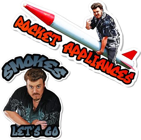 Trailer Park Boys Ricky Sticker Pack 2 Pack Smokes Lets