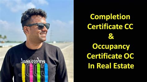 Completion Certificate Cc Occupancy Certificate Oc In Real Estate