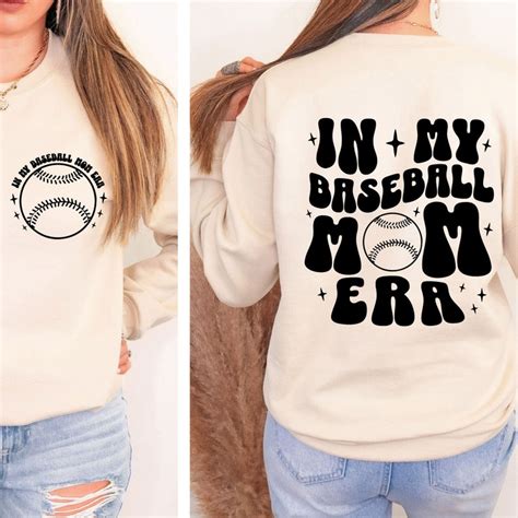 In My Baseball Mom Era Png Svg Digital Download Baseball Etsy