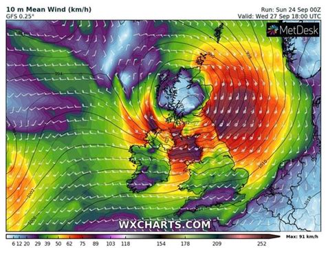 UK storm forecast: Britain hours away from 'named storm' unleashing ...