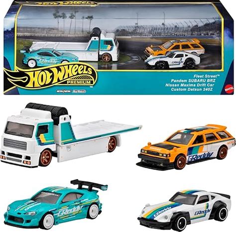 Amazon co jp ホットウィール Hot Wheels プレミアムコレクターセット ドリフティング 乗り物おもちゃ ミニカー 3歳から HRT53 おもちゃ
