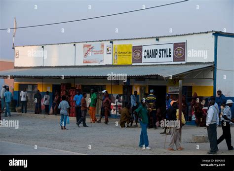 Opuwo Town Centre Northern Namibia Sw Africa Stock Photo Alamy
