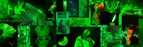 Billie Eilish Twitter Header Green Twitter Header Billie Eilish