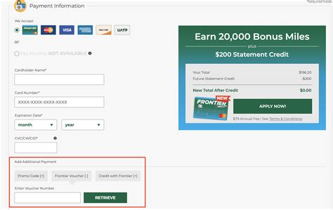 Flight Voucher Frontier Airlines