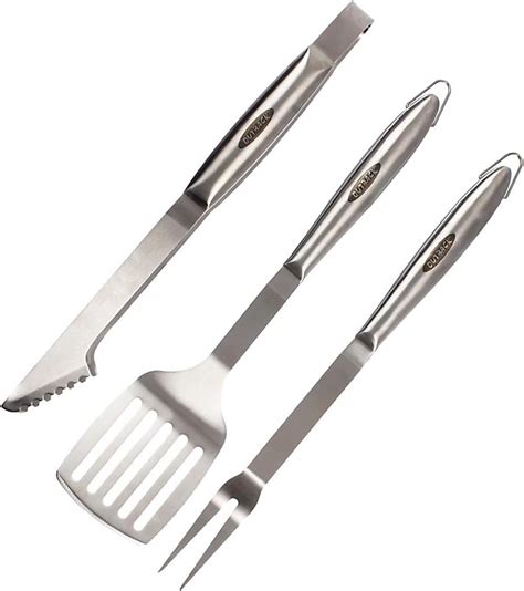 Outback Stainless Steel 3 Piece Bbq Tool Set Diy At Bandq