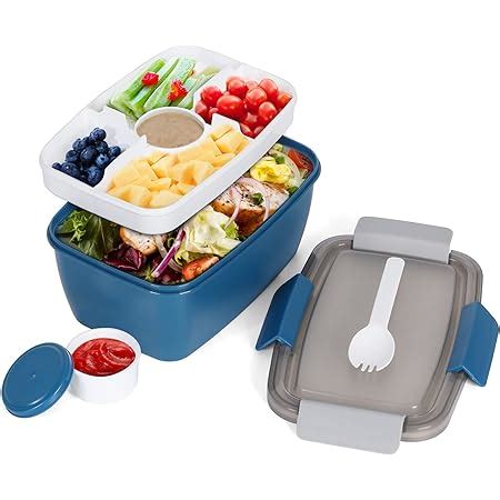 Newpop Lunch Box Avec Compartiments Et Cuill Re Fourchette Ml