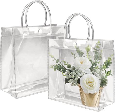 Amazon BadenBach 12 PCS Clear Gift Bags With Handles 7 87 X 7 87