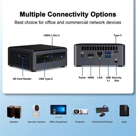 Buy Intel Nuc 10 Performance Kit Nuc10i5fnhn Mini Pc