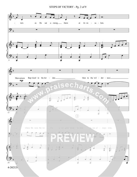 Steps Of Victory (Choral Anthem SATB) Sheet Music PDF (Foster Music