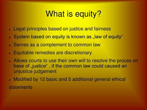 Equity Ppt Download