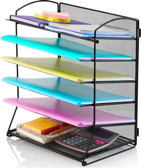 Buy Tidyhive 6 Tier Letter Tray Organiser Paper Filing Tray For Office