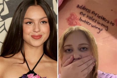 Olivia Rodrigo Reacts To Fans Hilarious Tattoo Fail This Is The New