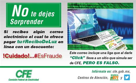 Profeco On Twitter La CFEmx Te Pide No Dar Datos De Cuentas