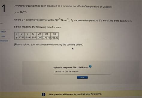 Solved Andrade S Equation Has Been Proposed As A Model Of Chegg