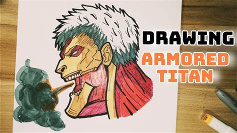 Drawing Armored Titan Reiner Braun Attack On Titan Easy Anime Drawing 0331