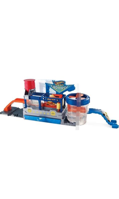 Hot Wheels City Mega Car Wash Connectable Play Set Hobbies Toys Toys Games On Carousell