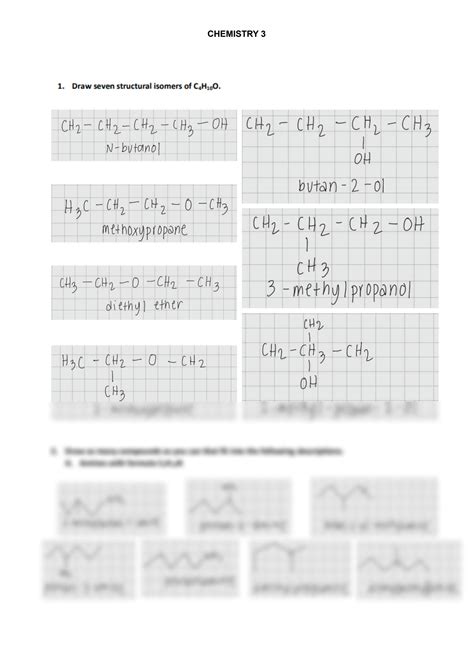 Solution Isomers Worksheet Studypool Worksheets Library