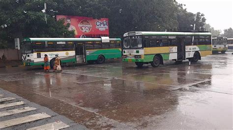 Guntur Bus Stand Guntur To Vijayawada Apsrtc Buses Youtube